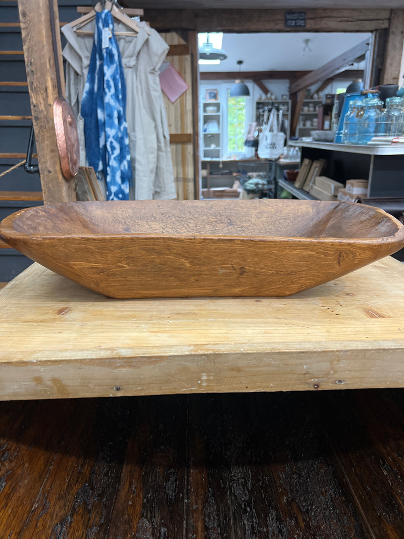 Antique Trencher Dough Bowl