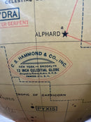 Vintage C.S. Hammond + Co. INC.  12” Celestial Globe
