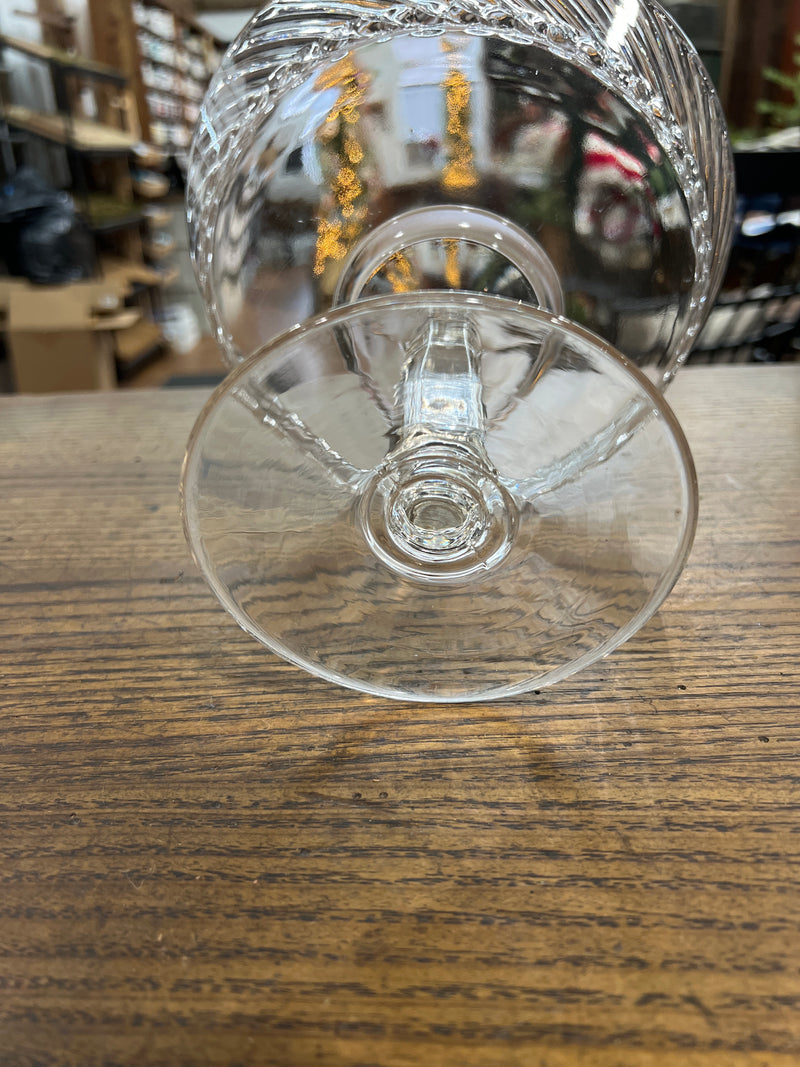 Vintage Glass Compote Pedestal