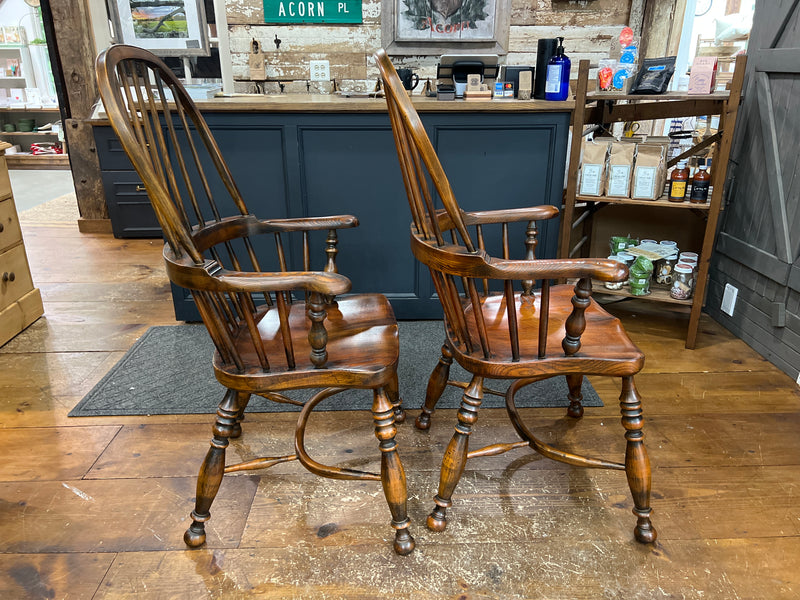 Pair of English Style Elm Chairs
