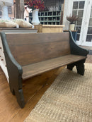 Vintage Wooden Church Pew Bench