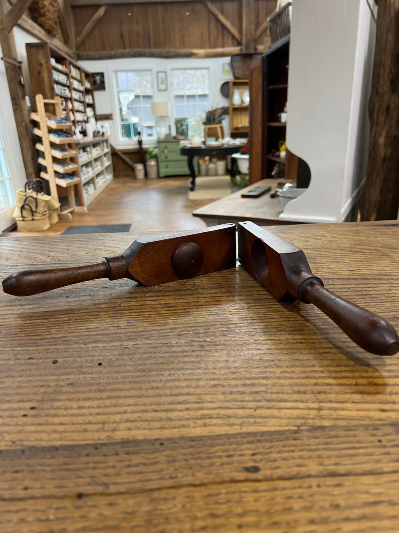 Antique Wooden Hinged Citrus Press