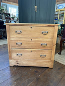 Antique Pine Three Drawer Chest