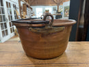 Vintage Copper Cauldron/Pot with Handle