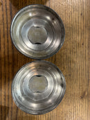 Vintage Pilgrim Pair of Pewter Candlesticks
