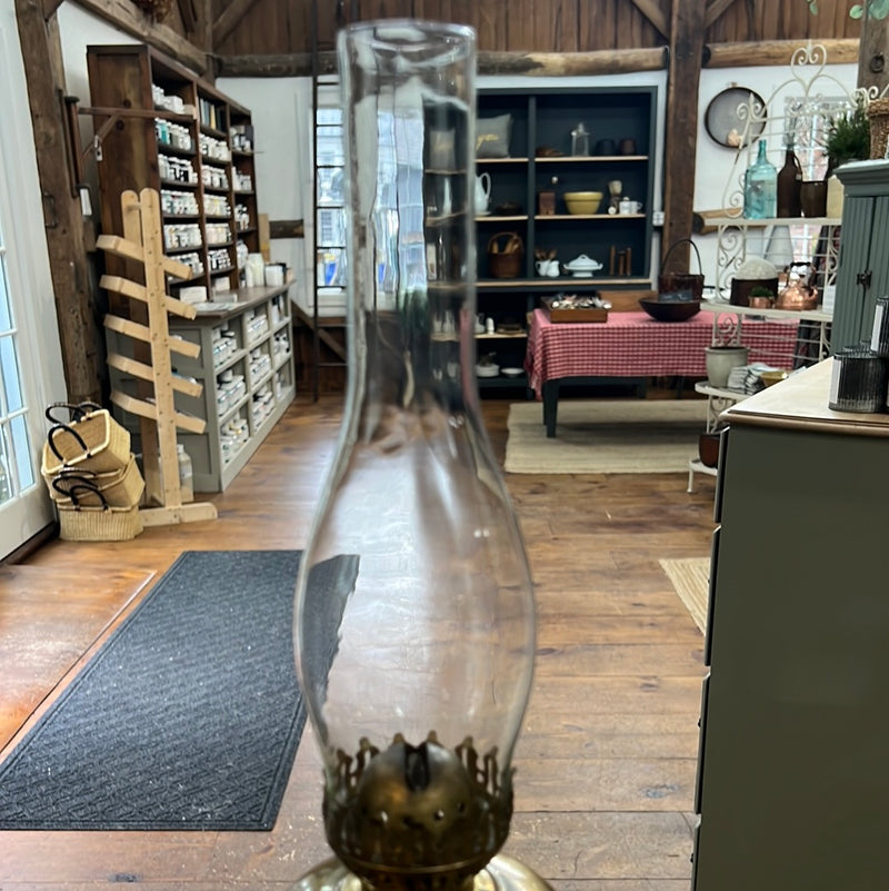 Vintage 18” Brass Oil Lantern