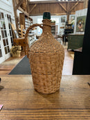 Vintage Demijohn Wicker Wrapped Bottle