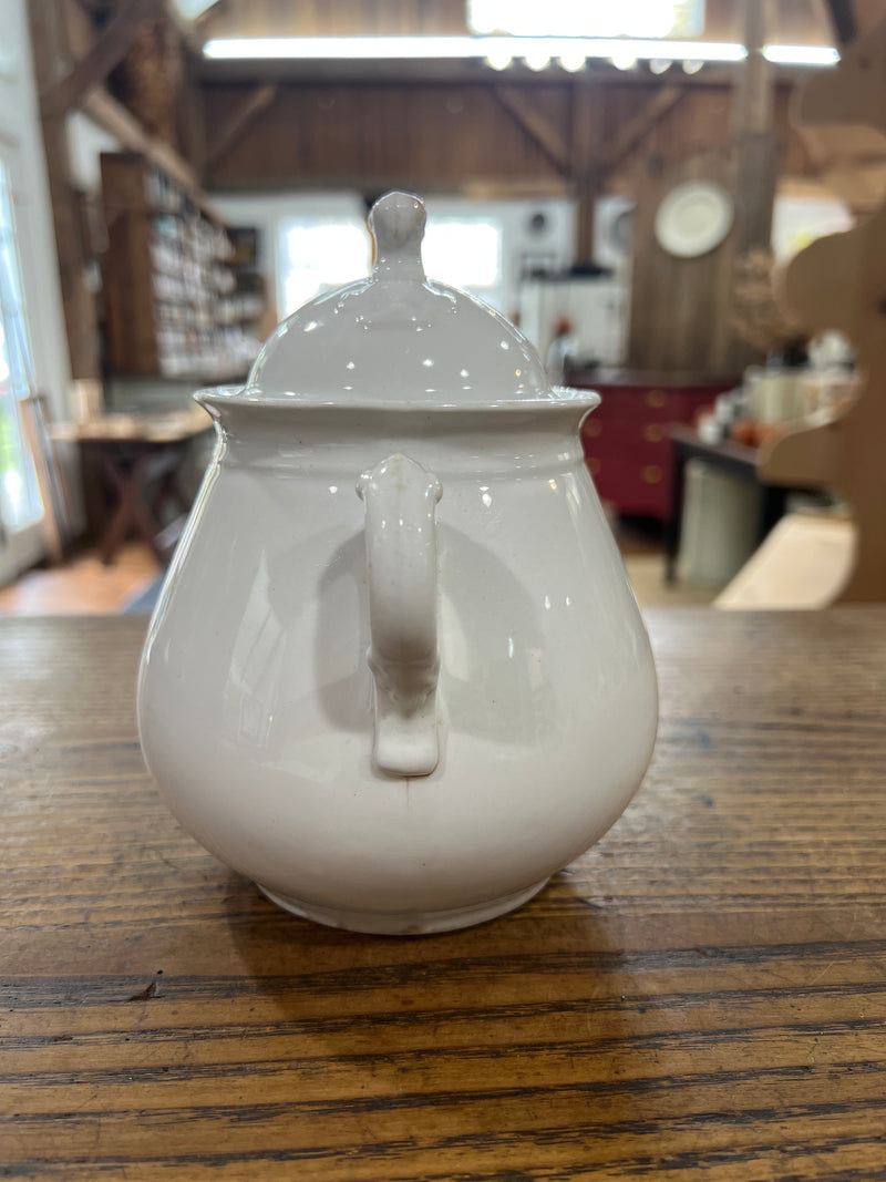 Antique Maddock + Co. Ironstone Sugar Pot with Lid