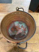 Vintage Copper Cauldron/Pot with Handle