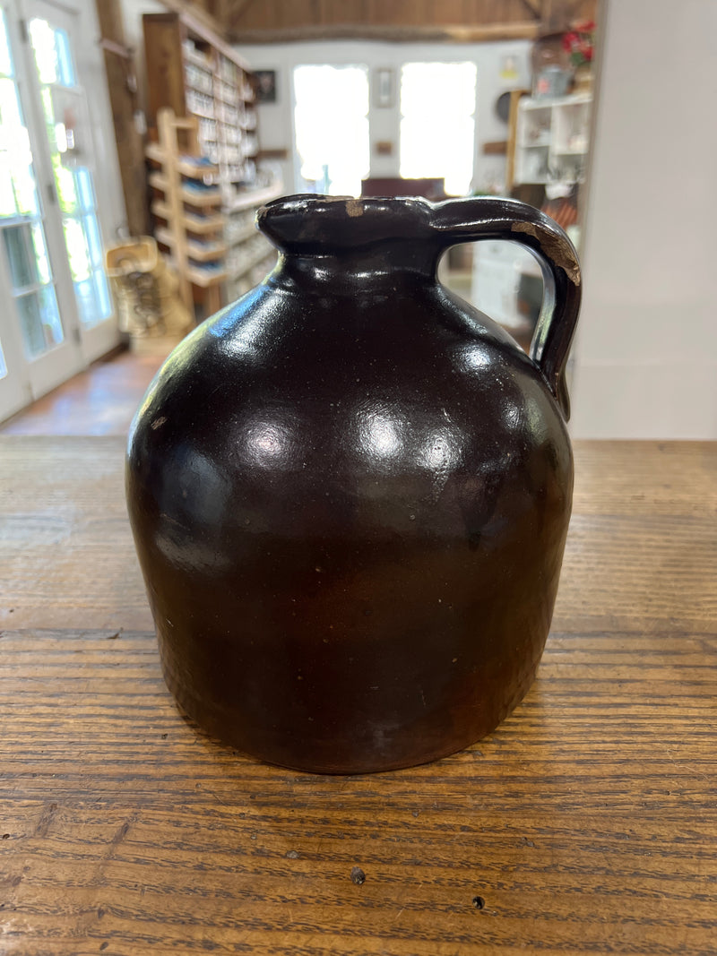 Antique Stoneware Molasses Jug