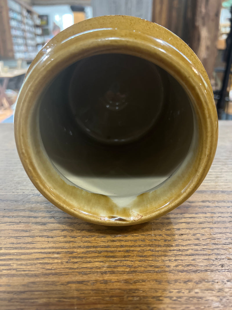 Vintage English Salt Glazed Stoneware Storage Jar