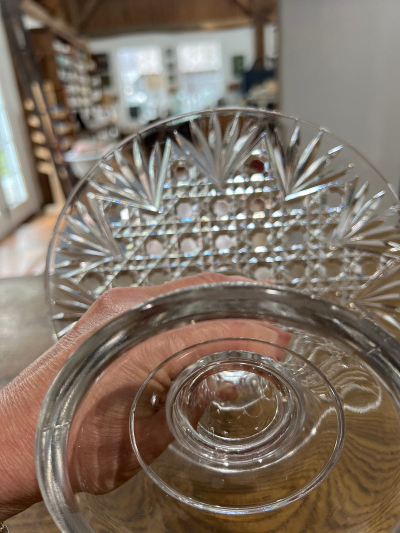 Vintage Glass Cake Stand