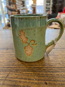 Acorn Mug - Green