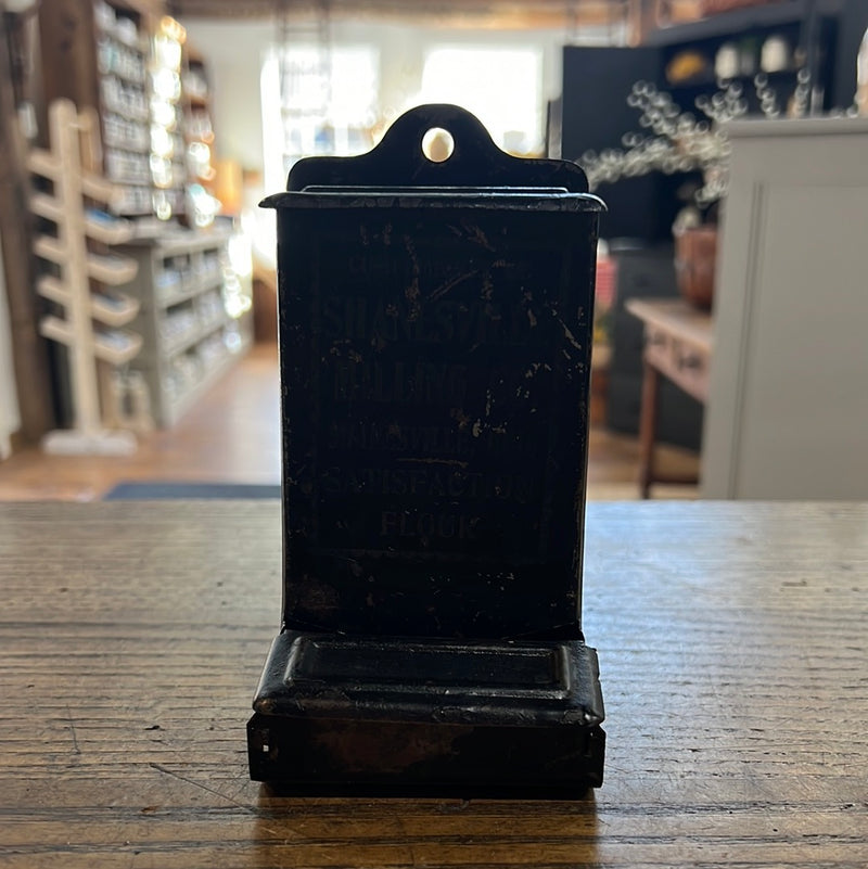 Antique Tin Match Box Holder