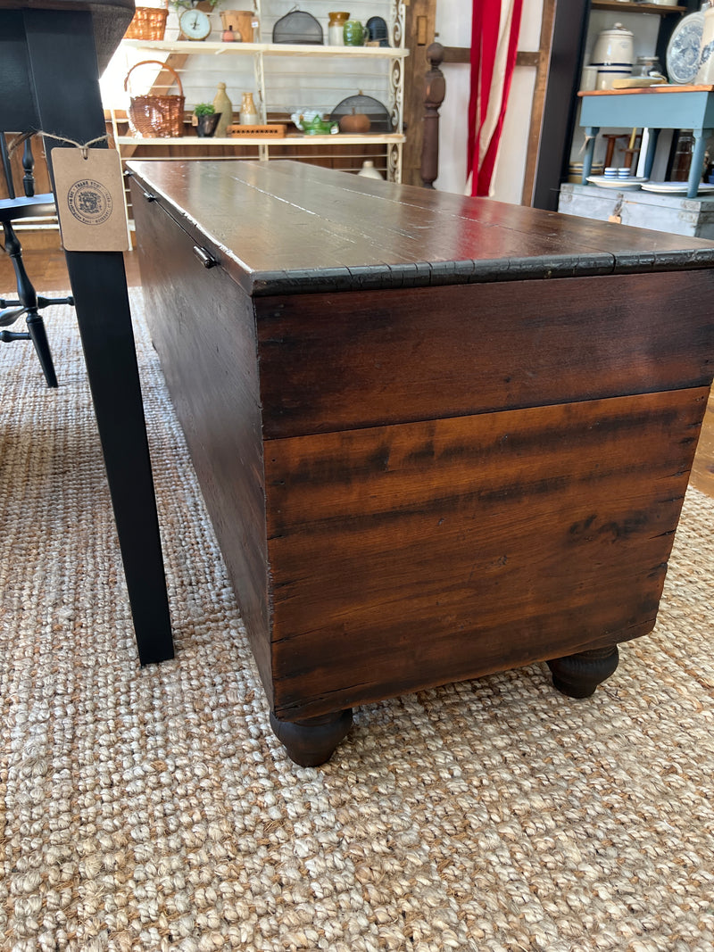 Vintage Wooden Storage Trunk