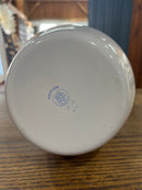 Vintage Swedish 11” White Enamelware Pitcher