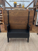 American Country Oak Tilt Top Tavern Table/Bench