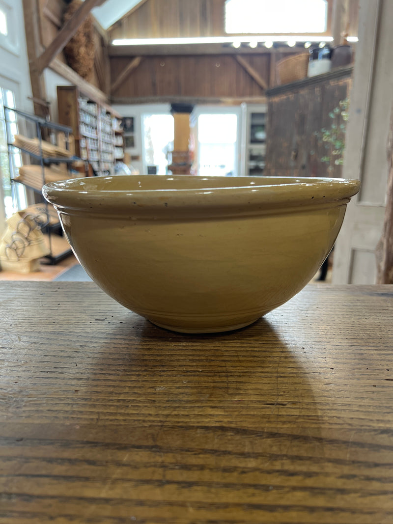 Vintage 10” Yellow Ware Mixing Bowl