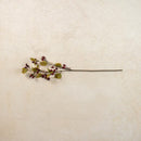 BURGUNDY ROSE HIPS SPRAY 31"