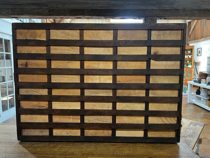 Vintage Industrial 40 Drawer Unit Countertop