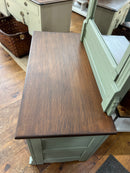 Vintage Oak 4 Drawer Dresser with Mirror