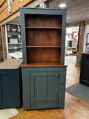 Antique Pine Stepback Cupboard