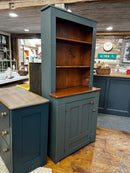 Antique Pine Stepback Cupboard