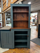 Antique Pine Stepback Cupboard