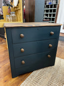 Antique Pine Three Drawer Chest