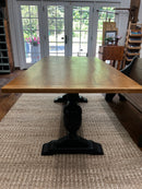 Vintage Double Pedestal Dining Table