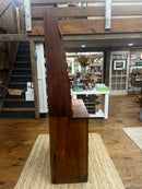 Antique Pine Two-Piece Step Back Hutch