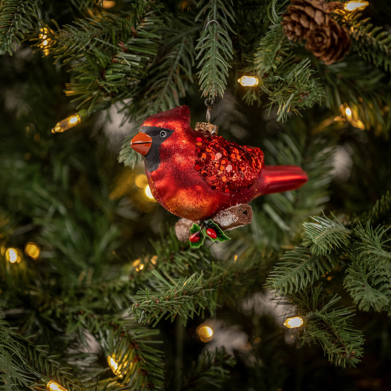 RED CARDINAL ORNAMENT