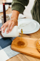 The Artisan Dipping Board | Wooden Charcuterie Board: Walnut