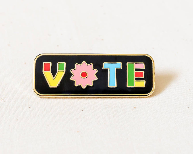 VOTE Enamel Pin