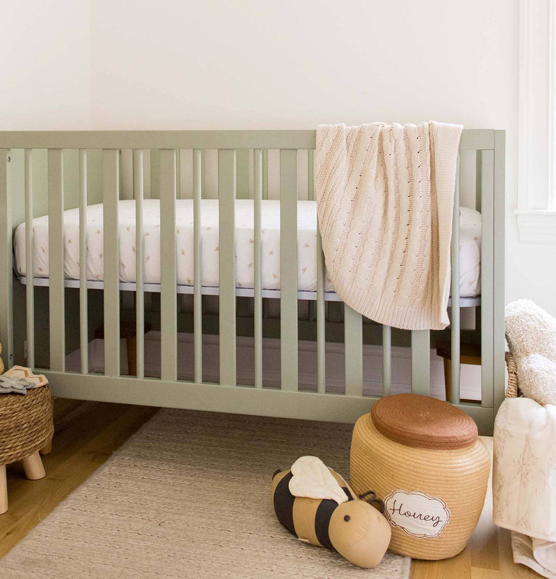 Organic Cotton Cable Knit Baby Blanket - Oat
: Oat / One Size