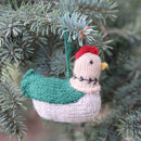 Handmade Knit Hen Holiday Ornaments - Fair Trade