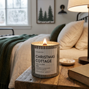 Christmas Cottage | Cozy Holiday Wood Wick Candle: 10oz