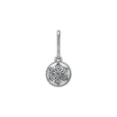 Snowflake Zipper Pull | Pewter Charm | Bag Accessory