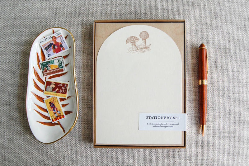 Mushroom Stationery Set