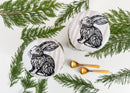 Bowl Cover / Mason Jar Set of 2 (Rabbit)