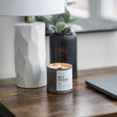 Pumpkin Bliss Wood Wick Candle, Rustic Farmhouse Fall Decor: 10oz