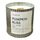 Pumpkin Bliss Rustic Vintage Wood Wick Fall Candle : 10oz