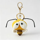 Crochet Bee Keychain: Style3 / F