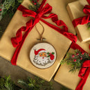 5" SAINT NICK EMBROIDERED ORNAMENT