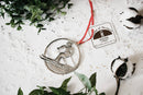 Handmade Athlete Christmas Ornament - Snow Skiing Skier