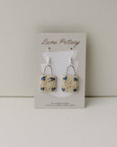 Ceramic Delft Earrings Small