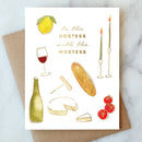 Hostess Thank You Greeting Card | Thank You Card