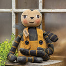 Honey Bee Weighted Muslin Doll Decorative Tabletop
