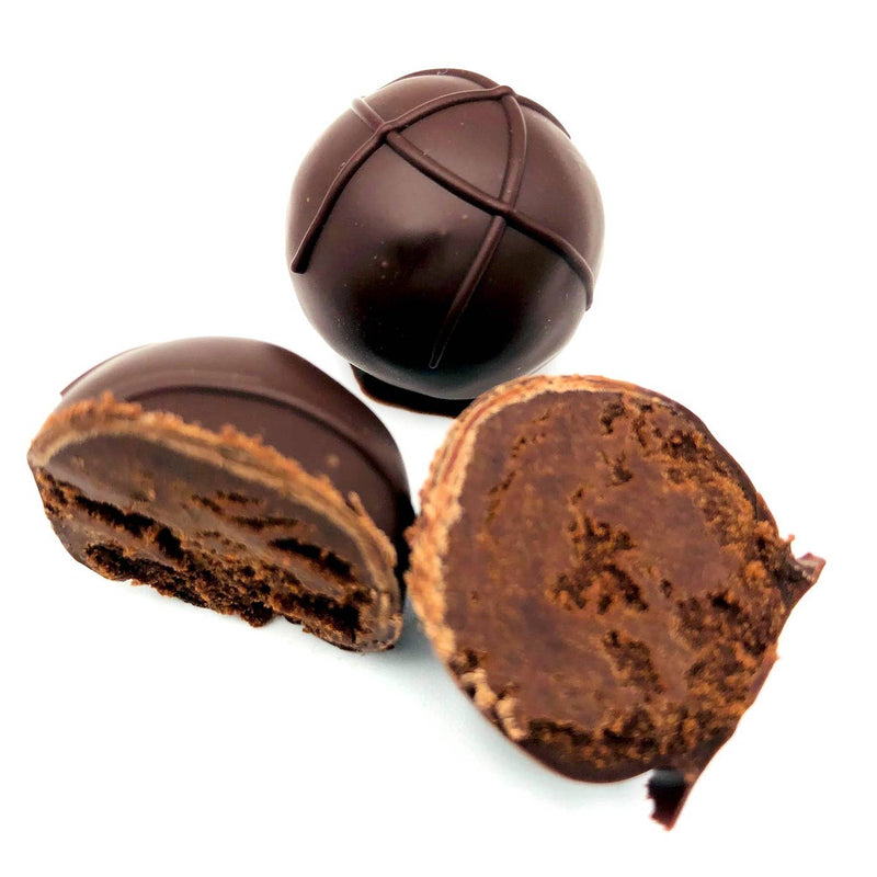 4 Piece Dark Chocolate Truffle Medley