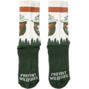 Prevent Wildfires Sock: Spruce / L/XL
